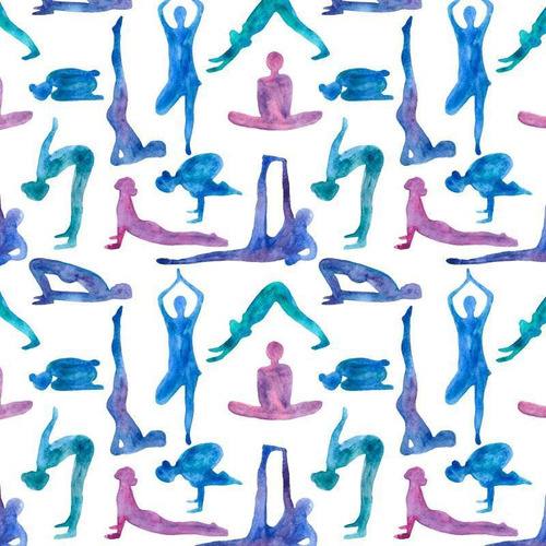 Imagem 2 de 2 de Papel De Parede Adesivo Vinílico Fisioterapia Pilates C5052