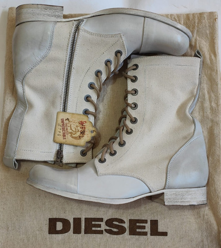 Botas Diesel De Piel Para Mujer 