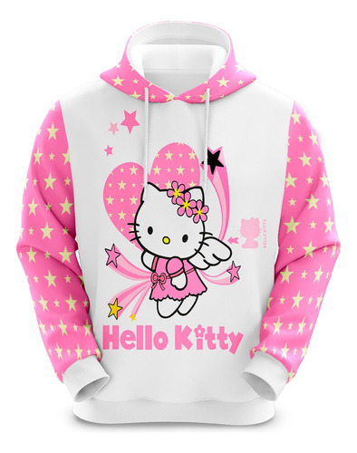 Blusa De Moletom Full Boneca Hello Kitty Desenho Envio Top