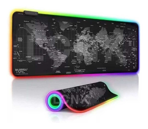 Alfombrilla De Ratón Gamer Rgb Luz Led Lonk Alfombrilla80x30 (Usado)