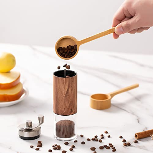 Cuchara De Café De Madera Para Especias Y Tarros De Cristal