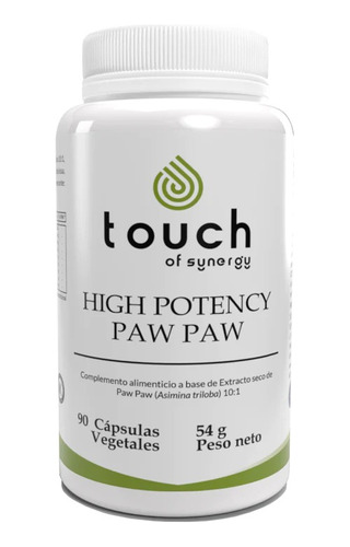 High Potency Paw Paw Touch Of Synergy 90 Veg Caps
