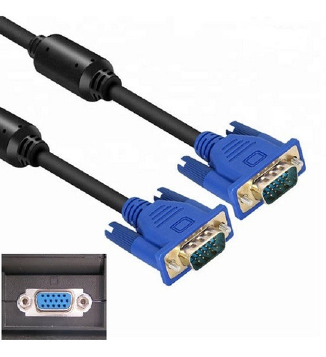 Cable Vga Para Monitor 1.20 Mts Tienda Fisica