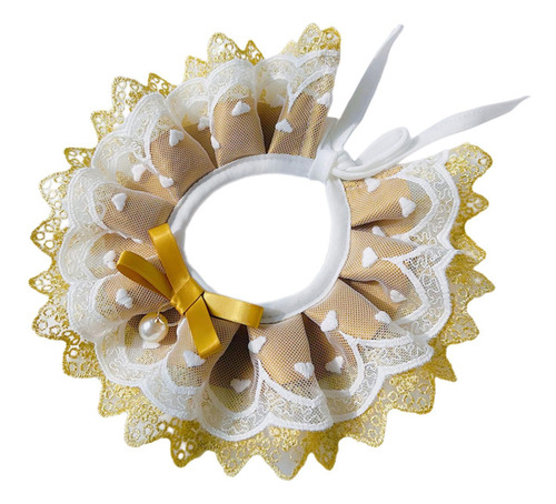 Collar Para Gato, Bufanda Para Mascotas, S Amarillo