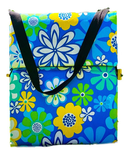 Imagen 3 de 8 de Reposera Plegable Lona Solyplaya Bolso Promo Porta Objeto