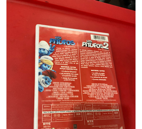 Los Pitufos 1 Y 2 Dvd (Usado)