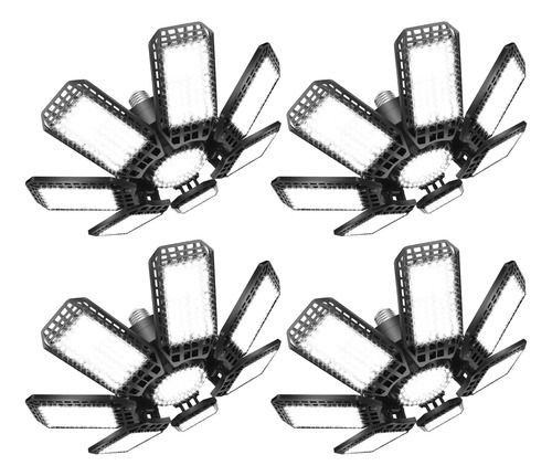 Paquete 4 Luces Led Garaje 240 W Techo Deformables