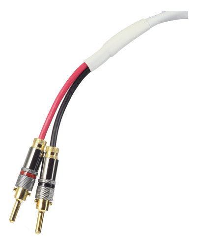 Jeans Cable Diez Blanco Altavoz Soldada Banana 40 Foot ;