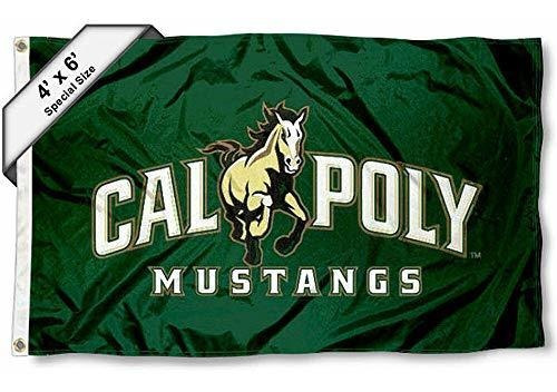Cal Poly Mustangs 4 'x6' Bandera