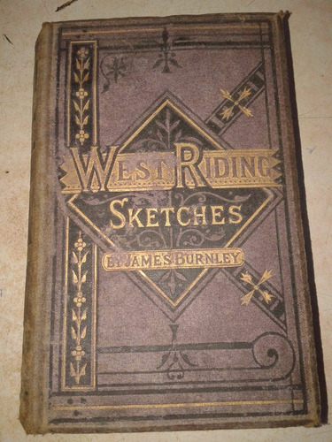 Libro West Riding Ketschest Antigua 1875 Burnley Ingles