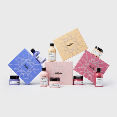 Imagen 12 de 12 de Set Absolut Repair Shampoo + Máscara Dorada L'oréal Pro