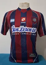 Comprar Camiseta San Lorenzo Lotto Titular 2005 Parche San Lorenzo. 