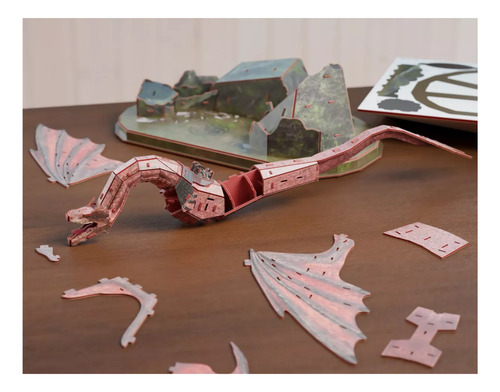 Rompecabezas 6071004 House Of The Dragon Caraxes 101 Piezas 4D Puzzles