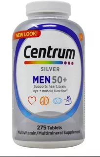 Centrum Silver Homen 50+ Men 275 Tablets Multivitaminico Usa