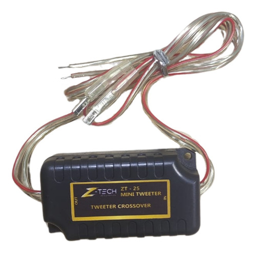 Mini Tweeter Domo De Seda Ztech Par Com Crossover(50wrms)