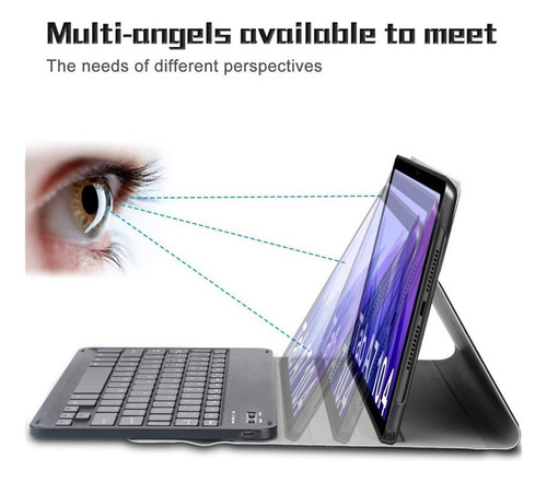 P Funda Con Teclado For Samsung Galaxy Tab A7 10.4 2020 Con