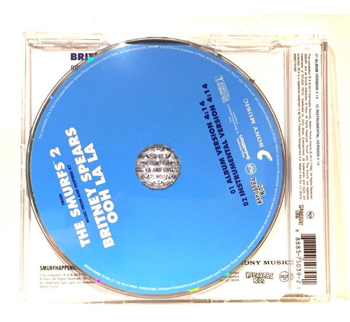 Imagen 2 de 2 de Britney Spears Single Oh La La Nuevo Original