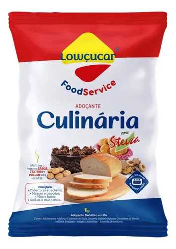 Adoçante Culinária com Stevia Lowçucar - 1KG