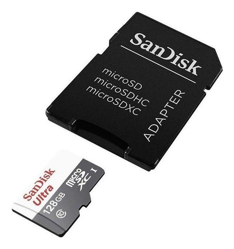 Memoria Micro Sdxc Sandisk Sdsqunr-128g-gn3ma 128 Gb Cl10