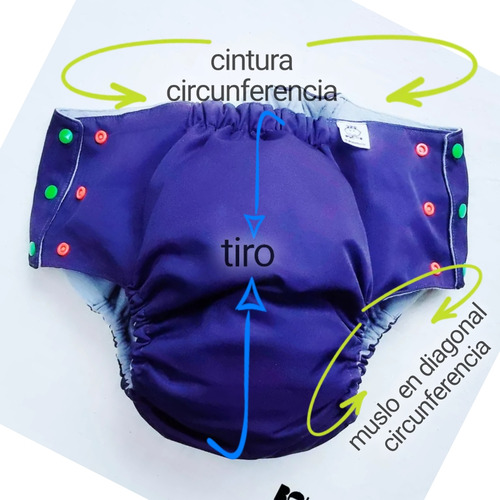 Imagen 9 de 9 de Pañales De Tela Para Adultos