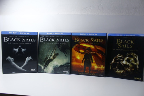 Black Sails Serie Completa Temporadas 1 2 3 Y 4 - Blu Ray