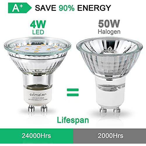 Bombillas Led Gu10 2700k 4w 400lm 110 Pack De 6