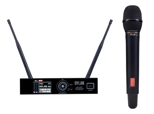 Microfone Gx-1 Sem Fio Dylan Cor Preto