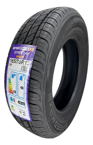 Kit 2 Pneus Aro 13 Novos Speedmax Mh01 165/70r13 79t