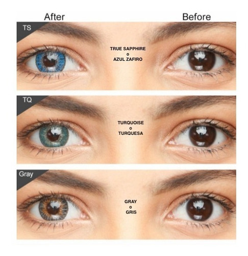 Imagen 10 de 10 de 2 Pares Lentes Contacto Freshgo + Líquido 120 Ml +2 Estuches