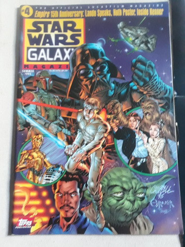 Star Wars Galaxy N° 4 Año 1994 Con Poster Battle Of Hoth