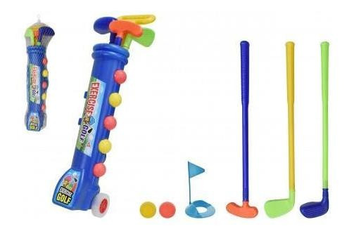 Juguete Juego De Golf C Accesorios Pelota Carro C Ruedas