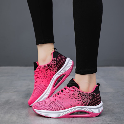 Zapatillas De Deporte Para Caminar A La Moda Para Mujer