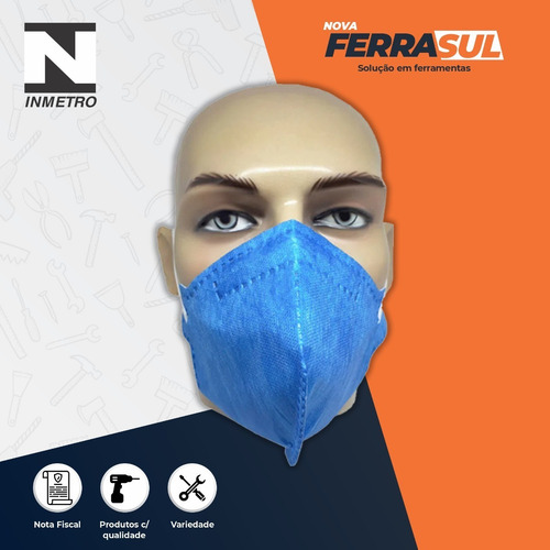 Imagem 3 de 7 de 50x Máscaras Pff2s - Contra Poeiras/névoas/fumos - Deltaplus