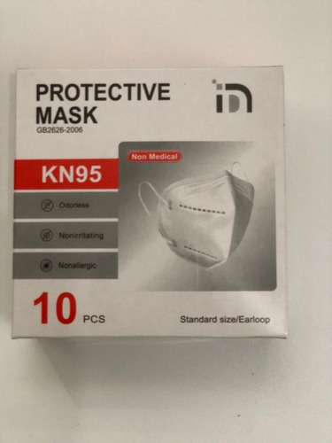 Imagen 1 de 6 de Mascarilla K N95 500 Unidades (medio Embalaje)