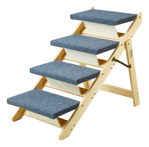 Vevor Escaleras Y Rampa Para Mascotas 2 En 1 Diseño Plegable