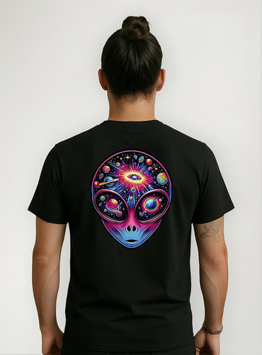 Camisa Unissex Alienigena T-shirt Psicodélica Ufo Ayahuasc
