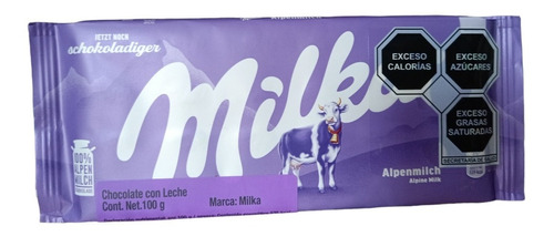  Chocolate Con Leche Milka Chips 100 Gr