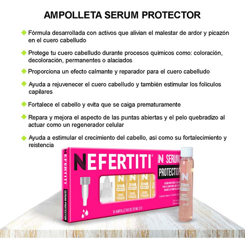 Ampolletas Para Cabello Sensible Durante El Proceso Quimico