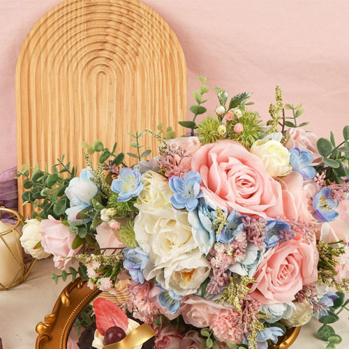 Boda Bouquet Bridal Flores Artificial Sufrida Flower Flower