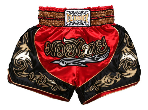 Fluory - Pantalones Cortos De Lucha Para Muay Thai, Shorts .