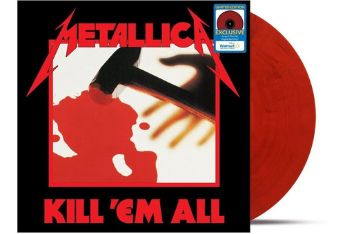 Imagem 1 de 1 de Metallica Kill 'em All Lp Vinil Red Walmart Exclusive 12x Sj