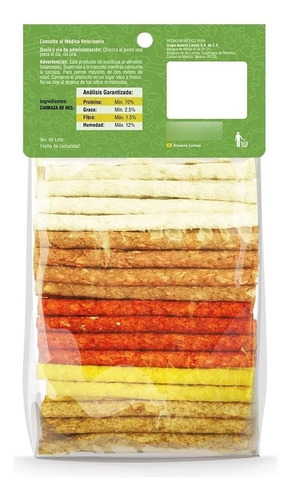 Palitos Sticks Premio P/ Perro Carnaza De Sabores 100pzs
