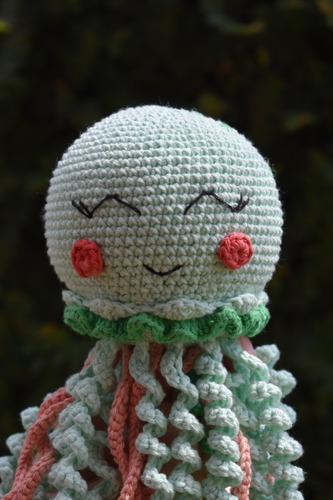 Pulpo Grande De Apego Para Bebes Muñeco Amigurumi