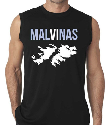 Remera Malvinas Musculosa 100% Algodón Calidad Premium 2