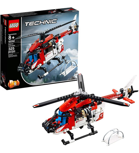 Lego Technic Helicóptero De Rescate 42092 (325 Piezas)