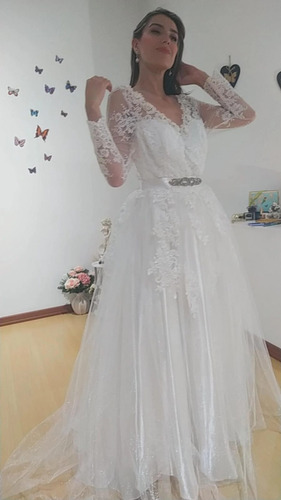 Vestido Novia Mlarga Adriana En Tull