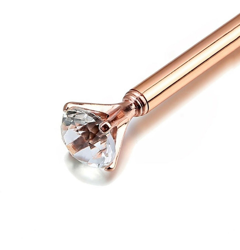 Imagem 8 de 8 de Caneta Esferográfica Diamante Cristal Luxo