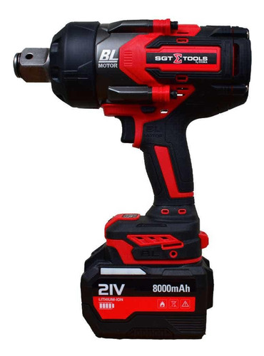 Chave De Impacto A Bateria 21v 1 Pol 2 Bat Sgt-7515 Sigma