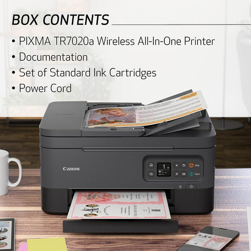 Impresora Multifuncional Inalámbrica Canon Pixma Tr7020a