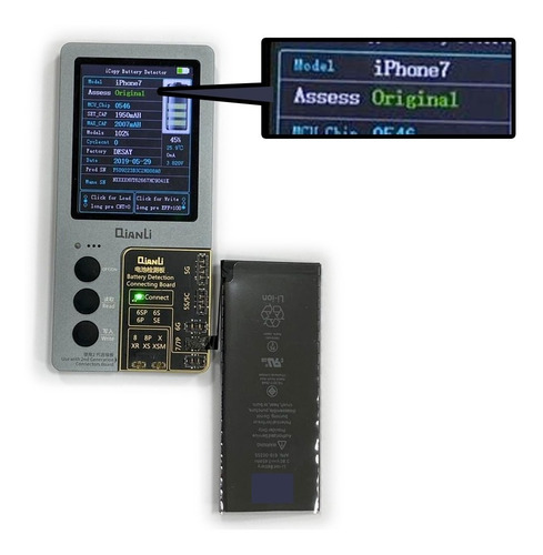Imagem 2 de 3 de Bateria iPhone 7 + Adesivo + Ferramentas